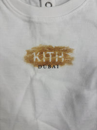 Kith Baby Dubai Desert Box Logo T-Shirt 'White' Size 0/3 Months