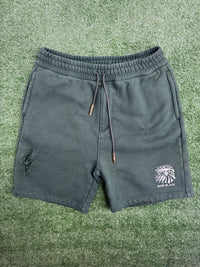 Bape Black Distressed Heavyweight Sweatshorts 'Forest Green' Size Medium