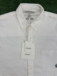 Bape Black Ape Head Oversized Button Down Pocket Shirt 'White' Size Medium