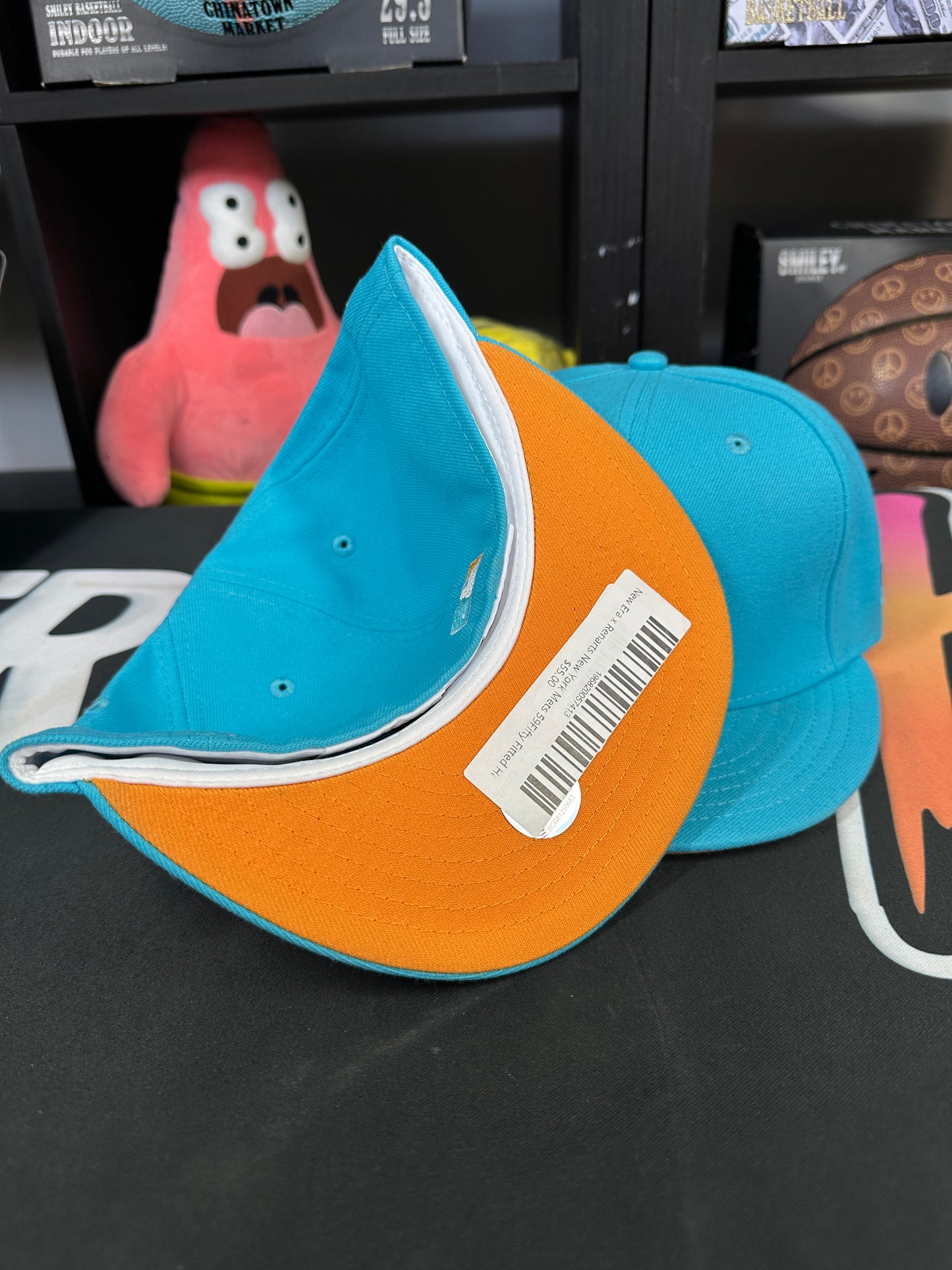 New Era X Renarts MLB New York Mets Blue Fitted Hat - Size 7 5/8