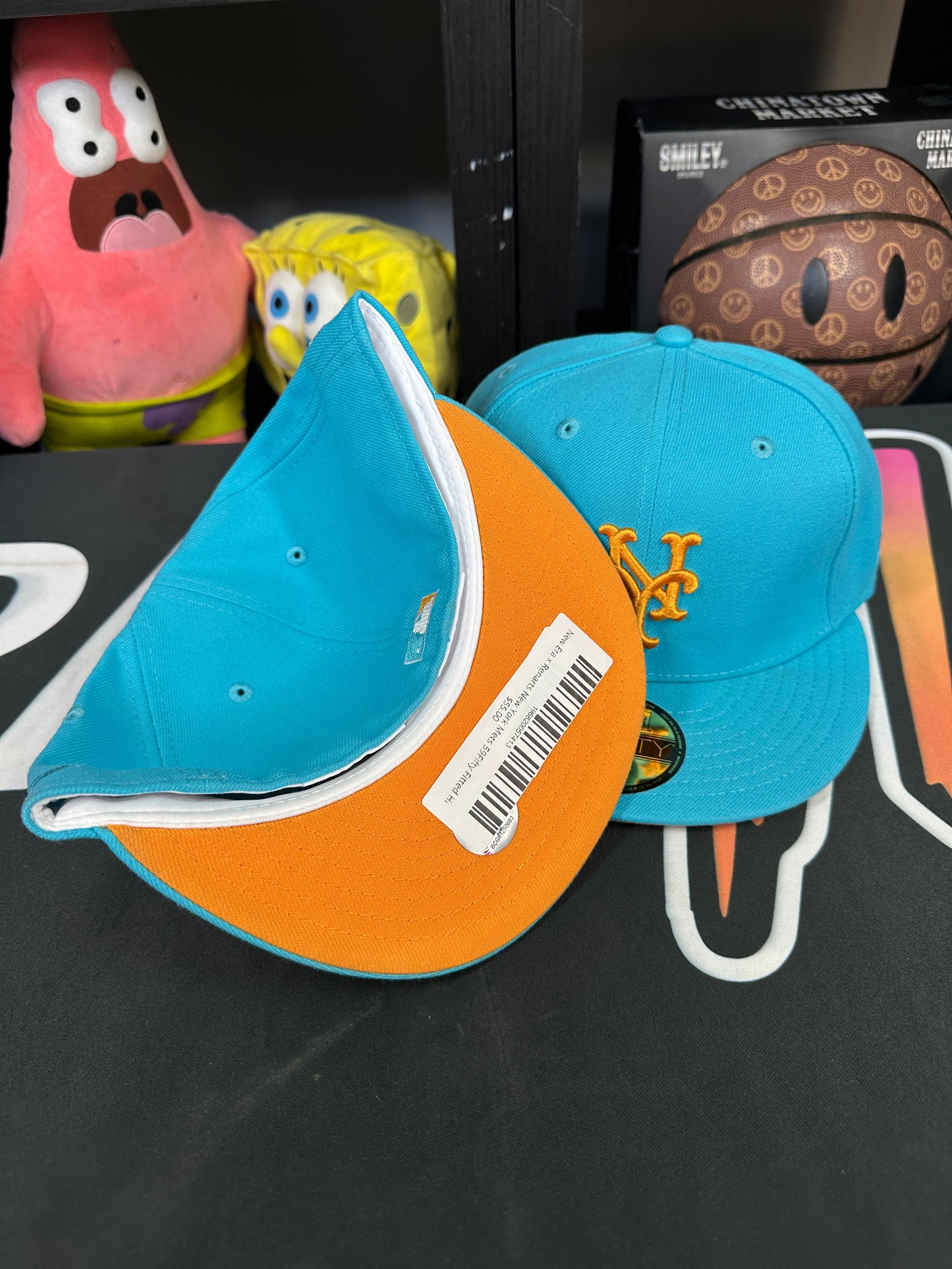 New Era X Renarts MLB New York Mets Blue Fitted Hat - Size 7 1/8