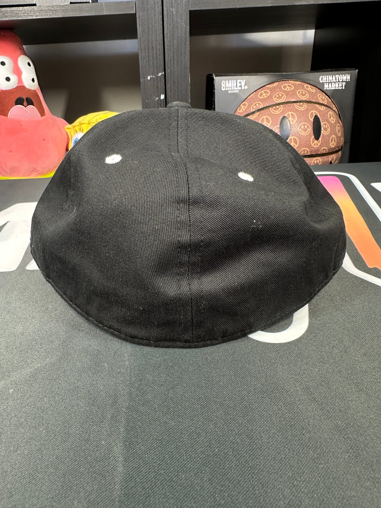 Herschel Whaler 6 Panel "H" Letter Logo Black Hat - Size M/L