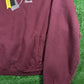 RHUDE Authentic Embroidered Crewneck Sweater-Burgundy-Size XL Mens MSRP:$680.00