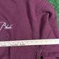 RHUDE Authentic Embroidered Crewneck Sweater-Burgundy-Size Small Mens MSRP:$680.00