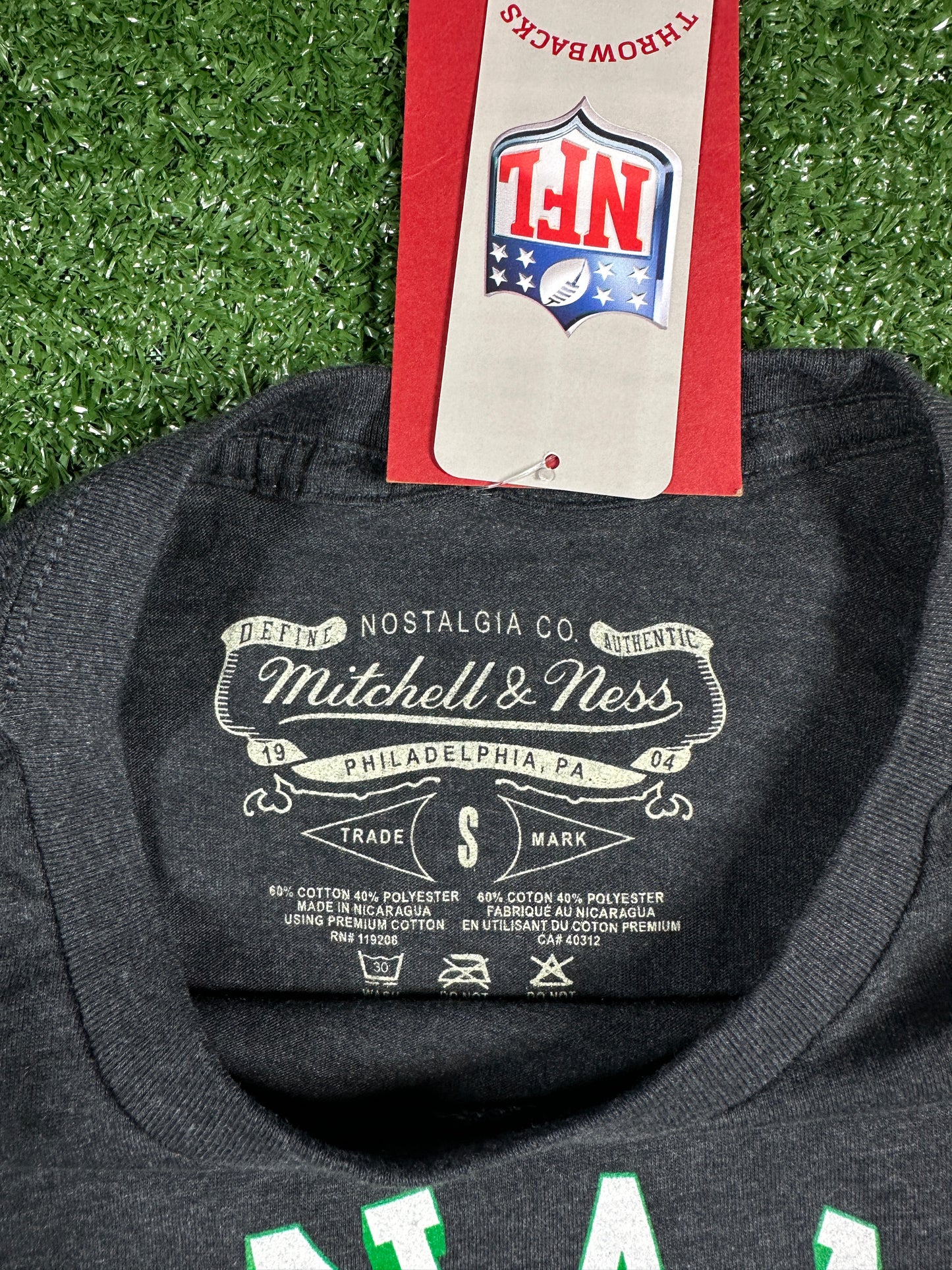 Mitchell & Ness Men's Joe Namath NFL Jets T-Shirt - Size SM