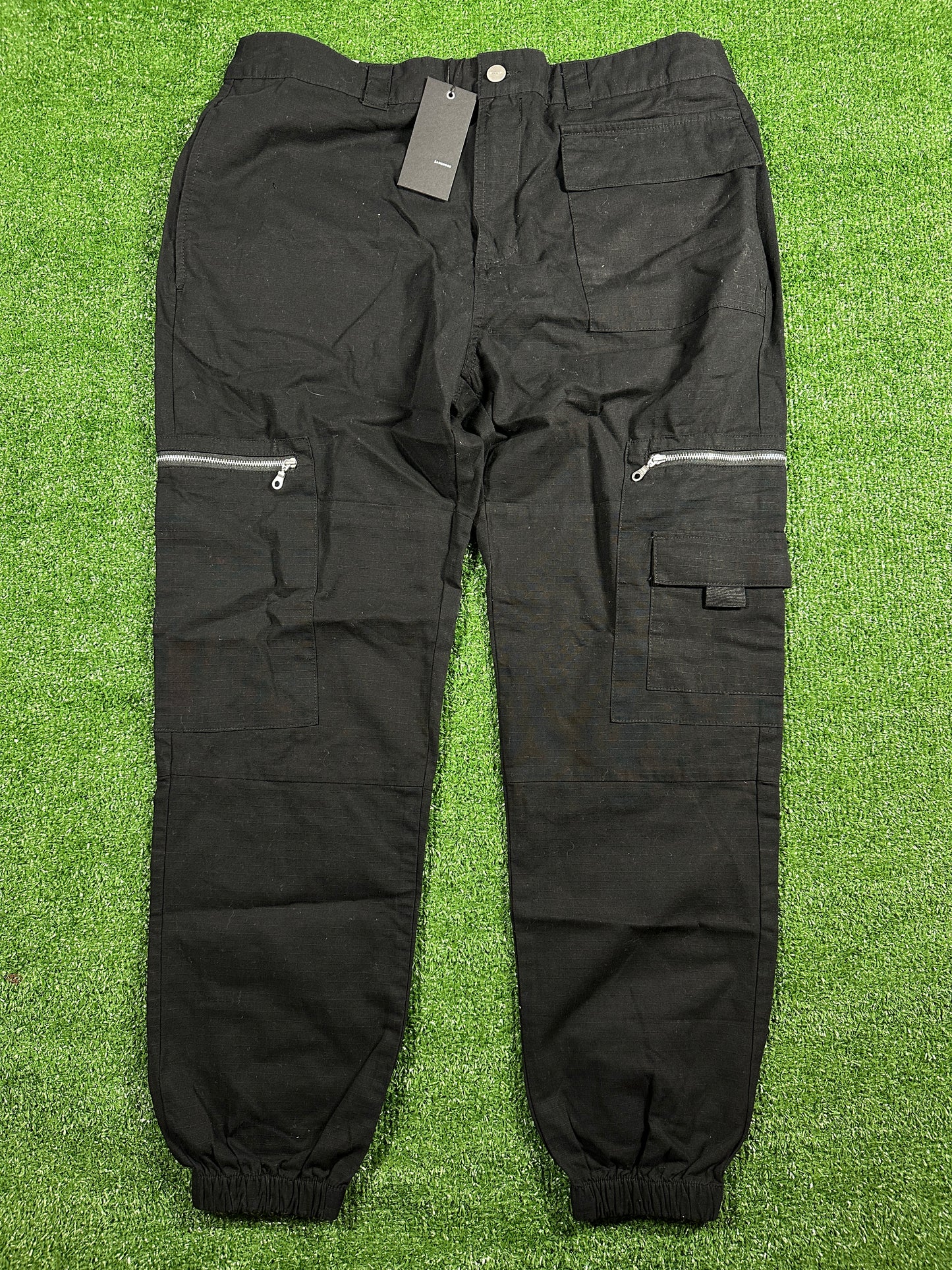 Zanerobe Men's Black Joggers Authentic Brand New - Size 34