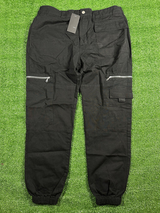 Zanerobe Men's Black Joggers Authentic Brand New - Size 34