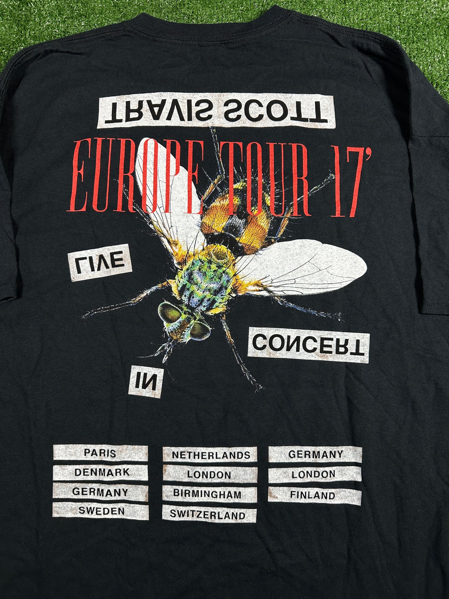 Travis Scott Birds In The Trap Europe Official Tour T-shirt 'Fly' - Size XXL (Gently Used)
