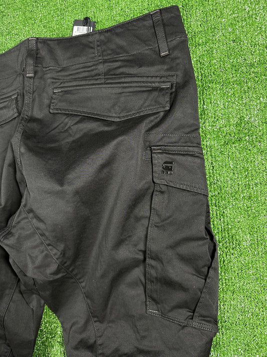 G-Star Raw Rovic Zip 3D Tapered Men's Black Cargo Pants - Size 36W/32L
