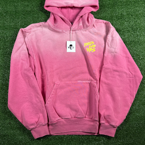 Warren Lotas Pink 'Death, Life, Eyes' Men's Pullover Hoodie - Size Small