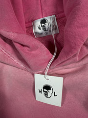 Warren Lotas Pink 'Death, Life, Eyes' Men's Pullover Hoodie - Size Small