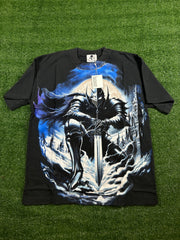 Warren Lotas ' The Protector' Black Men's T-Shirt - Size Small