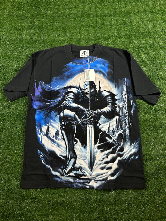Warren Lotas ' The Protector' Black Men's T-Shirt - Size Small