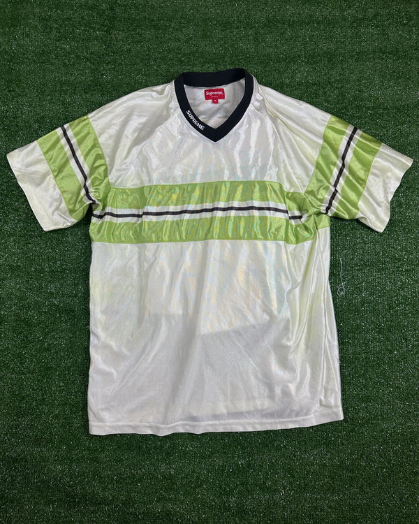 Supreme SS18 Green/White Soccer Jersey Size Medium