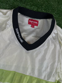 Supreme SS18 Green/White Soccer Jersey Size Medium