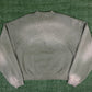 RHUDE Authentic Embroidered Crewneck Sweater-Sundry Olive-Size Large MSRP:$680.00
