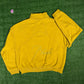 RHUDE Authentic Embroidered Crewneck Sweater-Mustard Yellow-Size Small Mens MSRP:$680.00