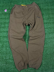 RHUDE Authentic Men's Brown Heavyweight Embroidered Logo Sweatpants MD MSRP: $765