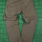 RHUDE Authentic Men's Brown Heavyweight Embroidered Logo Sweatpants MD MSRP: $765
