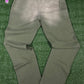 RHUDE Authentic Men's Sundry Olive Heavyweight Embroidered Logo Sweatpants SM MSRP: $765.00
