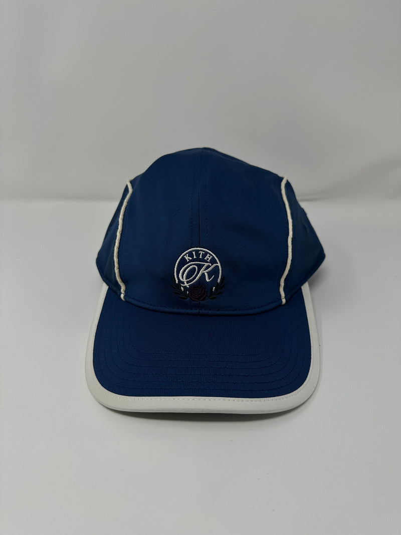 Kith Striped Tricot Griffey Camper Adjustable Hat - Gulf Blue - OS