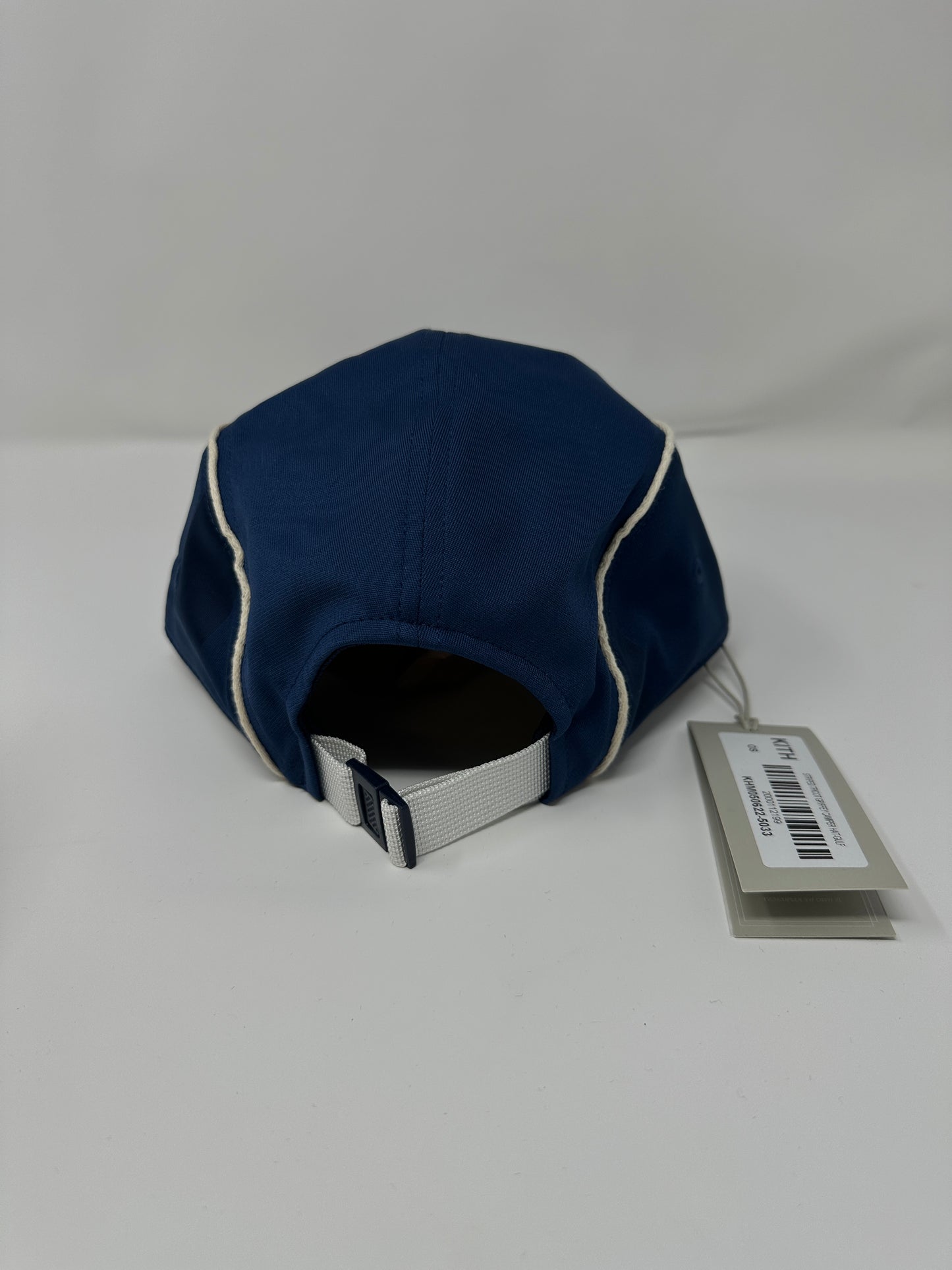 Kith Striped Tricot Griffey Camper Adjustable Hat - Gulf Blue - OS