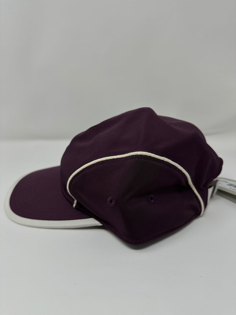 Kith Stripped Tricot Griffey Camper Adjustable Hat - Rave Red - OS