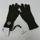 Moncler Logo Distressed Olive Gloves Brand New Authentic - Size Medium