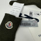 Moncler Logo Distressed Olive Gloves Brand New Authentic - Size Medium