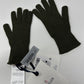 Moncler Logo Distressed Olive Gloves Brand New Authentic - Size Medium
