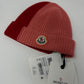 Moncler Berreto Tricot Beanie in Red/pink