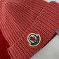 Moncler Berreto Tricot Beanie in Red/pink