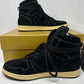 RHUDE Authentic Rhecess High Black Suede Sneaker-MSRP:$680.00 Size 10 Mens Shoe