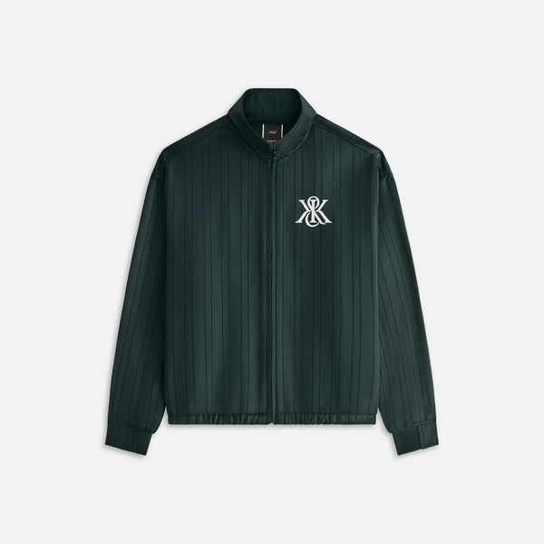 Kith Women's Wrenley Satin Crest Track Jacket - Blk XS MSRP: $210