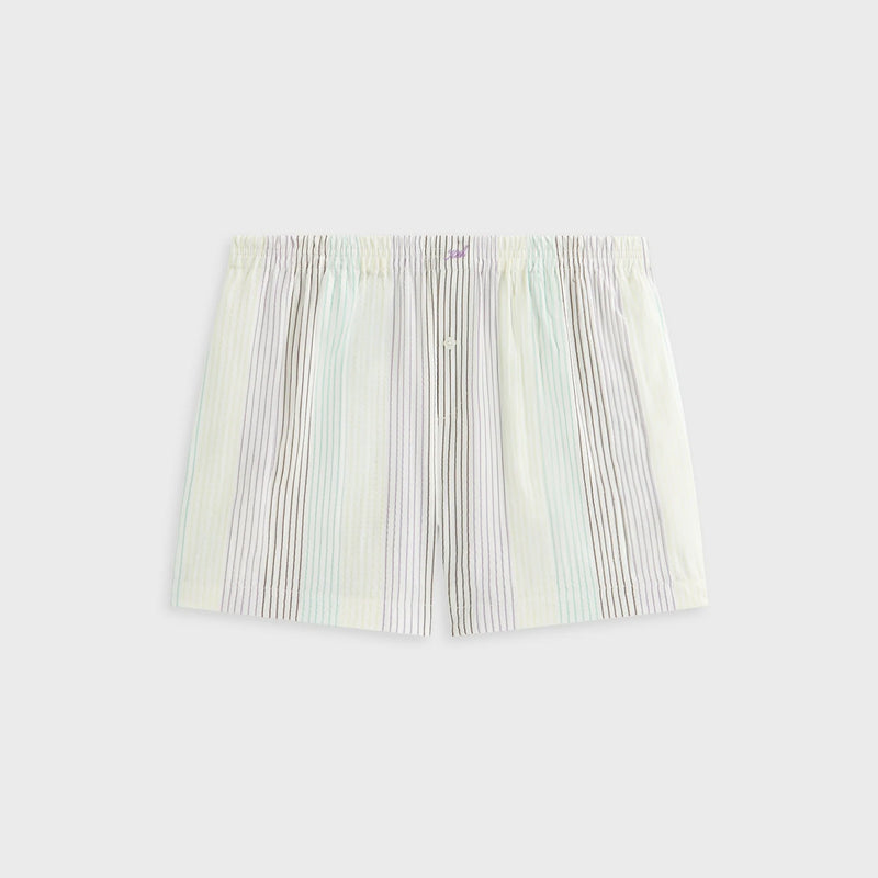 KITH Women's Ida Seersucker Boxer Short - Multi Colour M (MSRP: $145)
