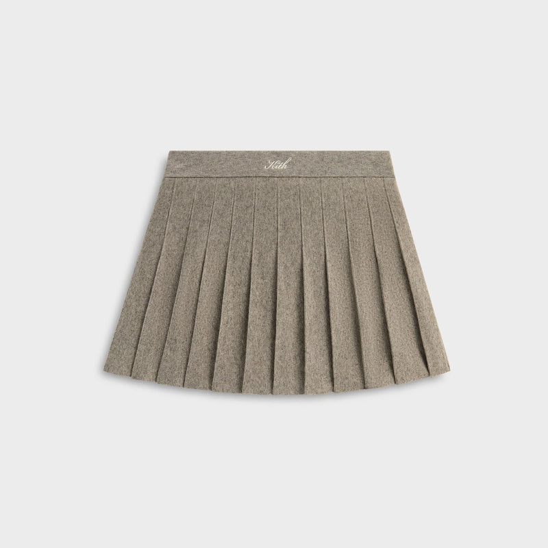 KITH Women's Lowen Nylon Track Skirt - White M MSRP: $125