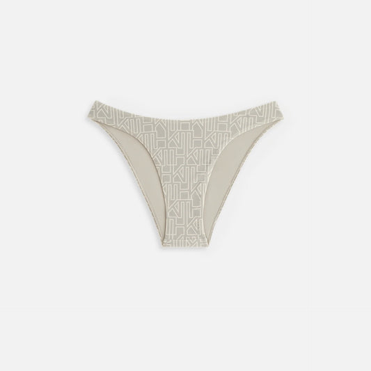 Brooke Hi Cut Monogram Bottom - Beige XS