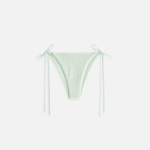 Kith Women's Tova Monogram Towel Tie Bottom - Green LARGE MSRP: $85
