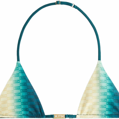 Kith Women's Naya Ombre Monogram Triangle Top - Multi Colour M (MSRP: $85)
