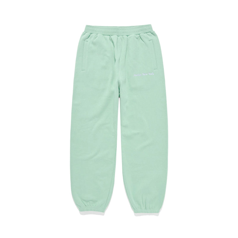 Awake NY Serif Logo Embroidered Sweatpant - Mint