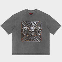 Godspeed Omerta T-Shirt - Grey Wash