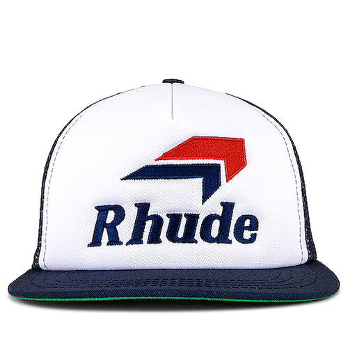 Rhude Speedmark Hat White/Navy MSRP $192