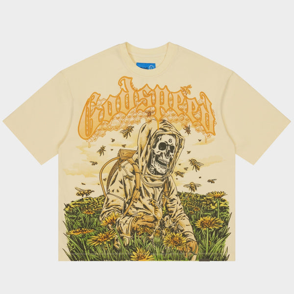 Godspeed Save the Bees II T-Shirt NG - Bone