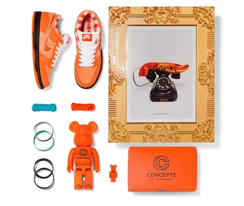 Nike SB Dunk Low Concepts Orange Lobster (Special Box)