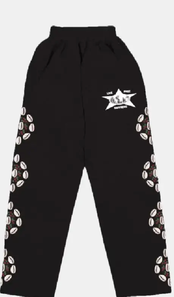 Barriers Cowrie Shell Sweatpants Black