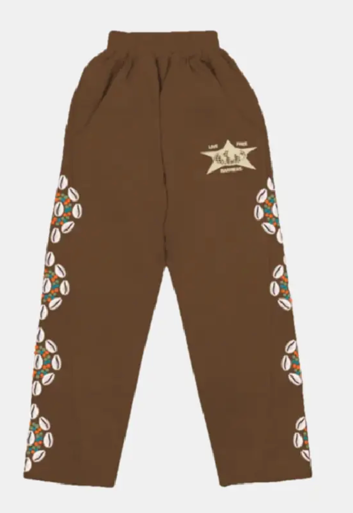 Barriers Cowrie Shell Sweatpants Brown