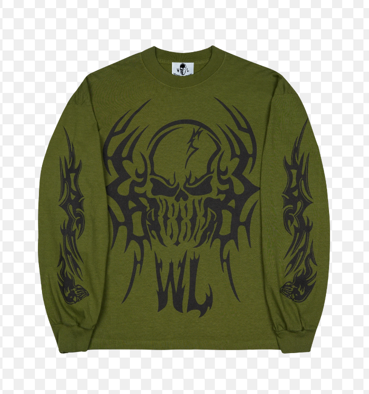 Warren Lotas Tribal Long Sleeve Green