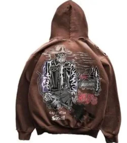 Wrren Lotas "Reds Country Gas Station and Sushi" Hoodie