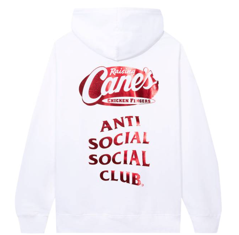 Anti Social Social Club Raising Canes White Hoodie