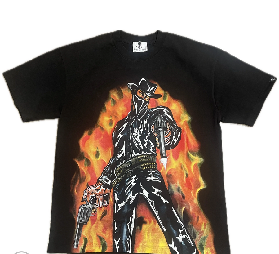 Warren Lotas Night Cowboy Fire Tee